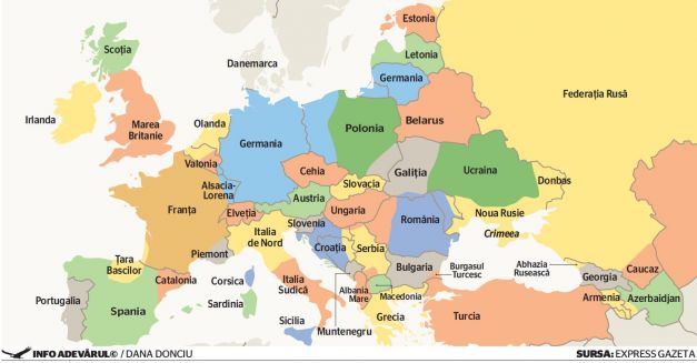 európa térkép magyarul Európa – húsz év múlva (az oroszok szerint) európa térkép magyarul