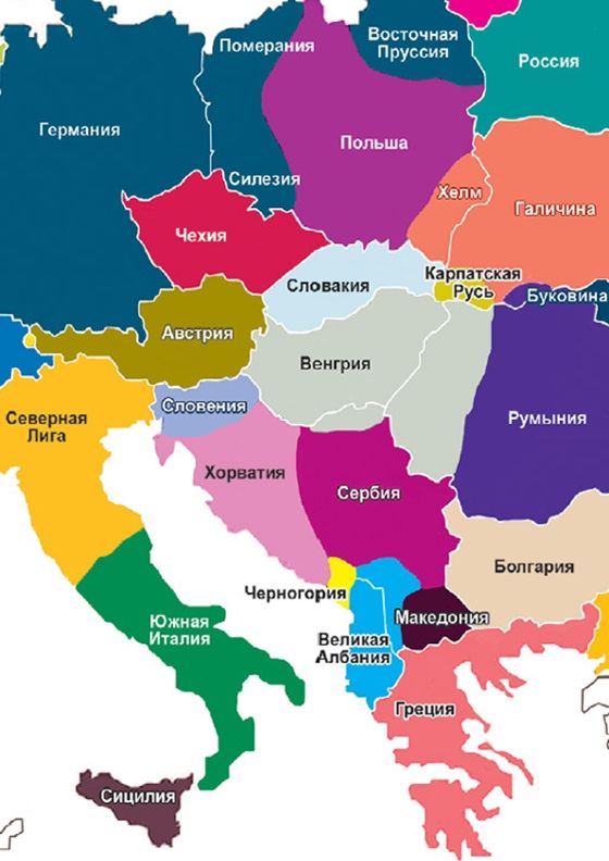 európa térkép magyarország Orosz amerikai terv: 2035 re új Európa térkép? európa térkép magyarország