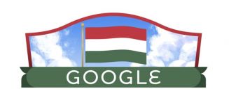Magyar zászlót lobogtat a Google: logójával az ünnep, a hősök és az eszme előtt tiszteleg