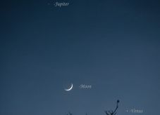 Szabad szemmel volt látható a hármas bolygóegyüttállás