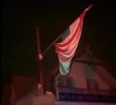 Leszedték a magyar zászlót az FC Argeș ultrái Újtusnádon (VIDEÓ)