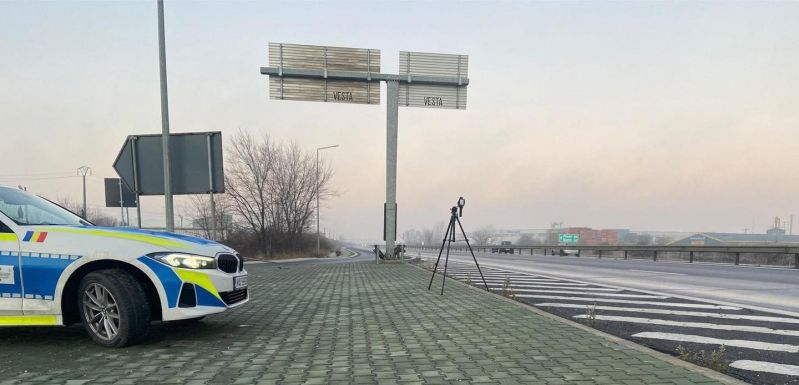 Elütötte a gépkocsi a radarozó rendőrt