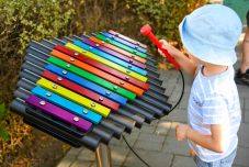 Zenés játszóteret avattak Szatmárnémetiben