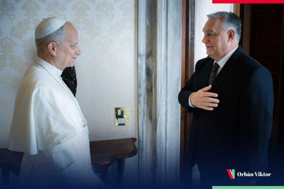 XIV. Leó pápánál tett látogatást Orbán Viktor