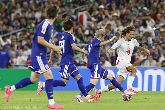 Labdarúgó-vb: Japán kiejtette Tunéziát a Kovács István vezette mérkőzésen