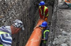 Célegyenesben a csatornahálózat kiépítése Haraklány községben