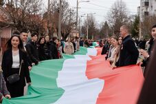 Útlezárások és felvonulások a nemzeti ünnepen Sepsiszentgyörgyön