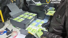Pénzgyár: 2,5 millió euró értékű hamis bankjegyet foglaltak le