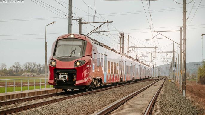 Sebességrekordot döntött egy vonat egy erdélyi vasútvonalon