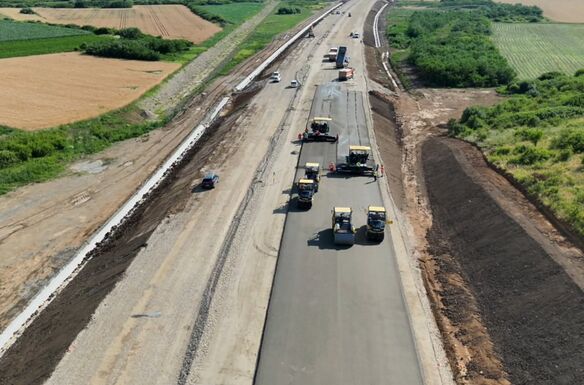 Jól halad a munka az észak-erdélyi autópálya Bihar megyei szakaszán