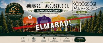 Elmarad a Homoródfürdőre tervezett Közösségi Párbeszéd Tábor
