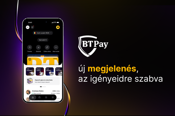 Megújul a BT Pay alkalmazás: még egyszerűbb és kényelmesebb lett a bankolás