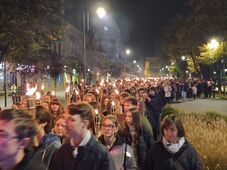 Először szerveztek fáklyás felvonulást Szatmárnémetiben a forradalom évfordulóján