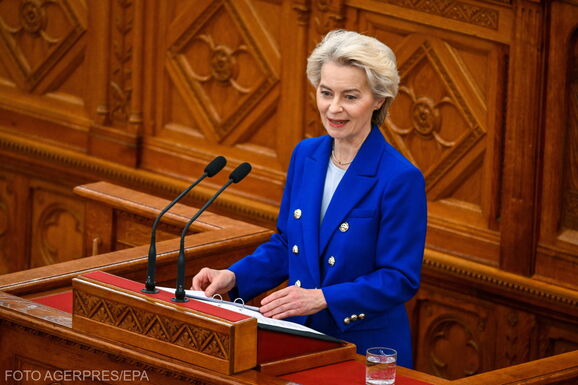 Von der Leyen Budapesten: Magyarország áprilisban elküldte a remény üzenetét