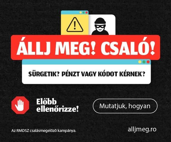 Állj meg! Csaló! – Tájékoztató kampányt indít az RMDSZ