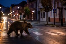 A városba tévedt a medve, a lakosság riasztotta a hatóságokat Borsán 