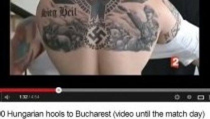 Náci jelképes videóval készülnek a magyar ultrák a bukaresti meccsre
