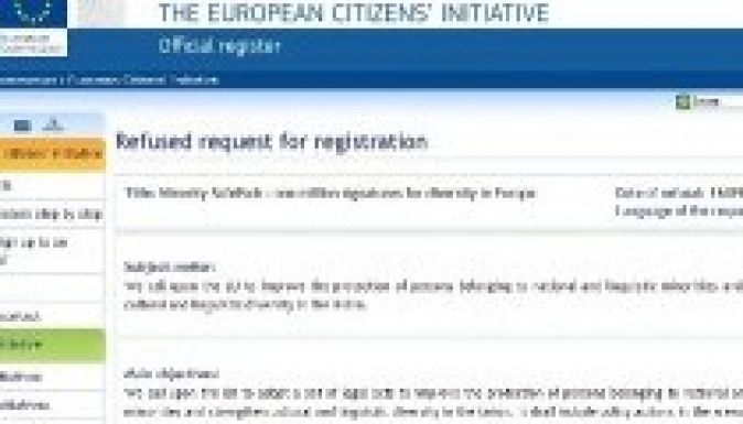 Brüsszel elutasította az RMDSZ polgári kezdeményezését