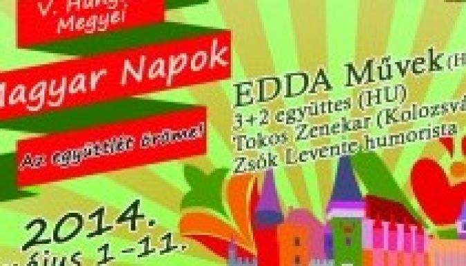 Május elején rendezik meg a Magyar Napokat Hunyad megyében
