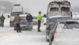 Egy méteres a hó Románia egyes hegyvidékein