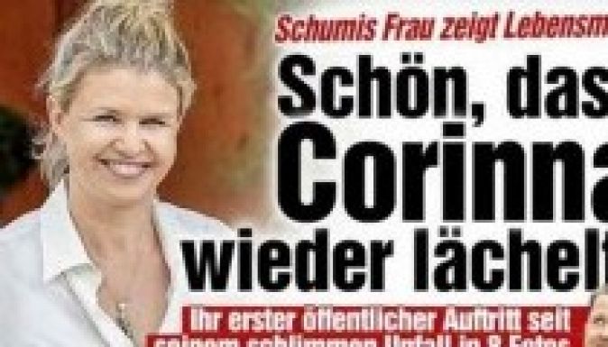 „Corinna újra mosolyog!” – biztatja Schumi rajongóit a Bild
