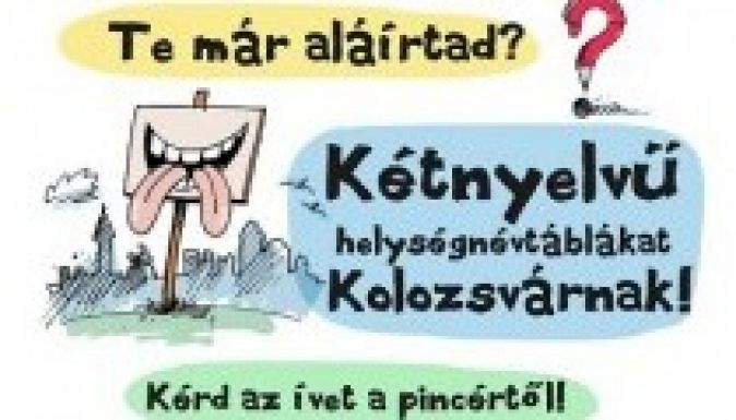 Aláírásgyűjtéssel a többnyelvű helységnévtáblákért