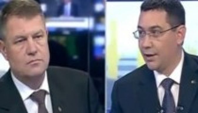 Szemtől szemben: Klaus Johannis és Victor Ponta