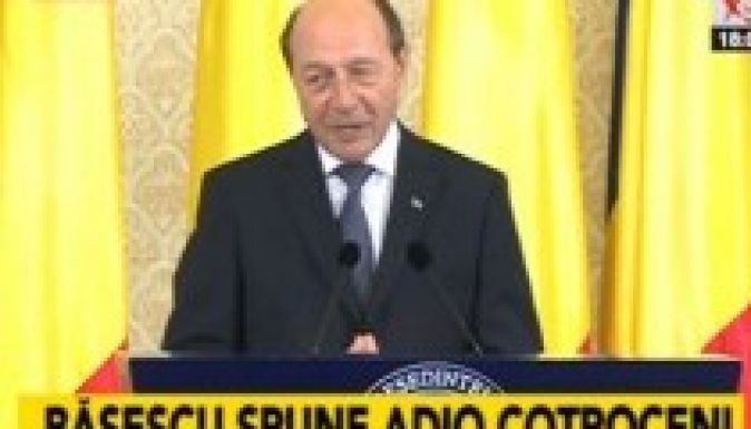 Traian Băsescu mandátumzáró sajtótájékoztatója (percről percre)