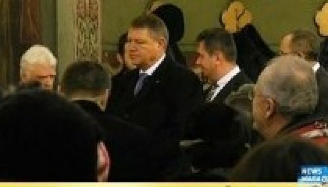 Ortodox templomba ment vasárnap Klaus Johannis