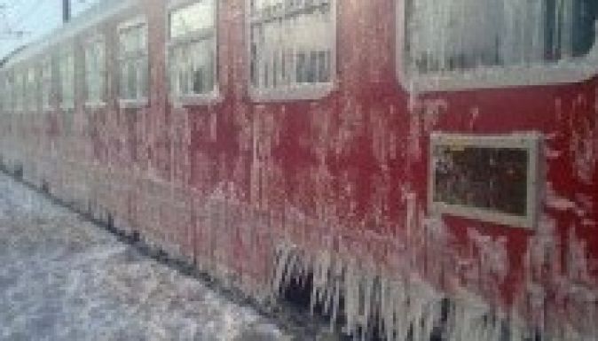 Késnek a vonatok a hideg miatt