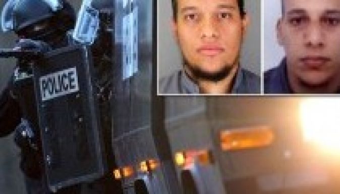 Üldözőbe vették a túszt is ejtő Kouachi-fiúkat