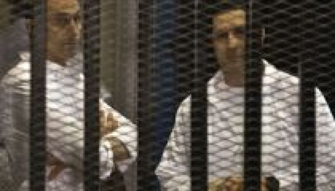 Szabadon engedik Hoszni Mubarak fiait