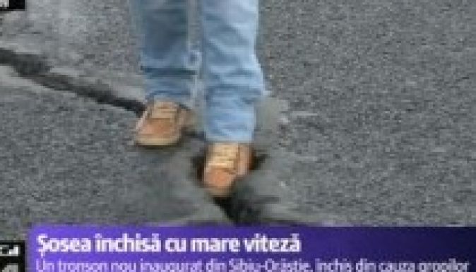 Máris javítani kell a két hónapja átadott autópályát (VIDEÓ)