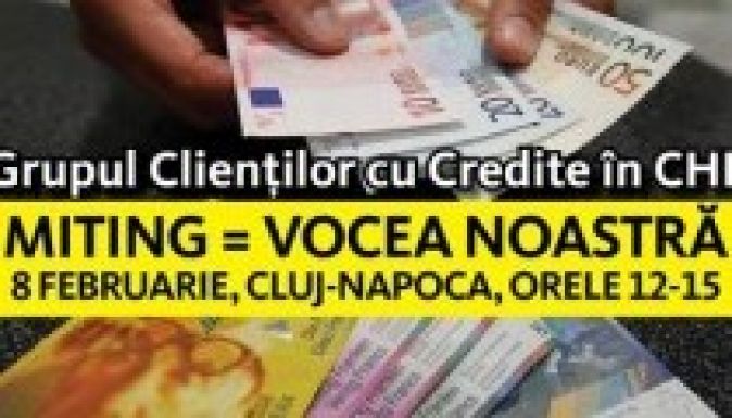 Kolozsváron is tüntetnek a frankhitelesek