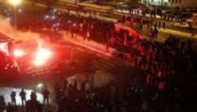 Ostrommá alakult a lengyel bányászok tüntetése