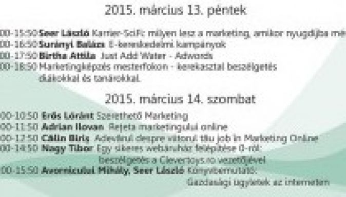 Pénteken startol a Marketing Nyílt Napok