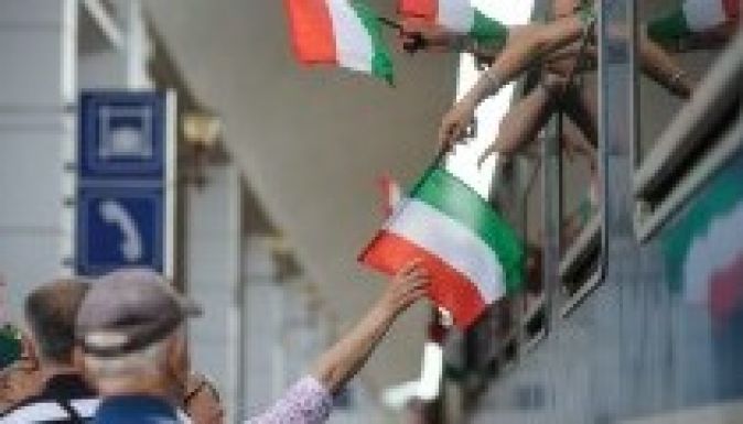 Így fogadták Kolozsváron a zarándokvonatot (FOTÓK)