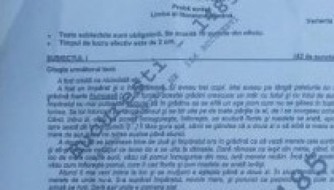 Ezeket a román tételeket kapták hétfőn a nyolcadikosok