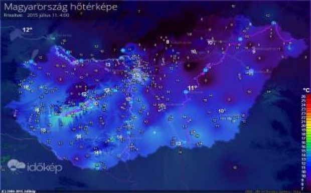 A hőségriadók után megdőlt a hidegrekord Magyarországon