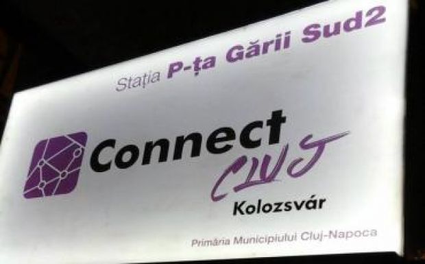 A MOST – ACUM ragasztotta fel Kolozsvár nevét a jegykiadó automatákra