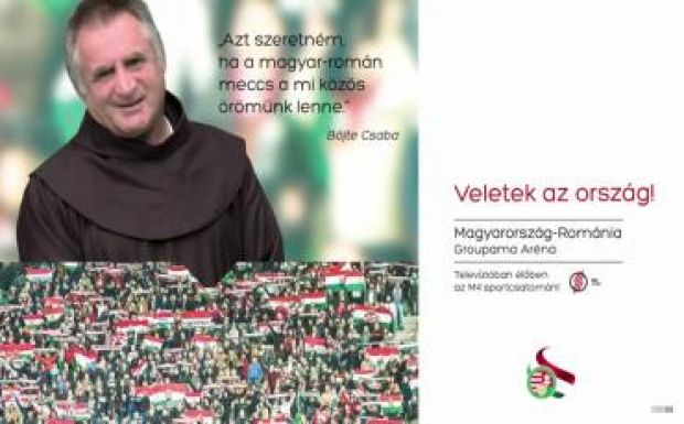 Ezt üzeni Böjte Csaba a magyar-román Eb-selejtező előtt (VIDEÓ)