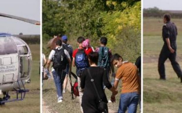 Gyakorlatoznak a román belügyminisztérium egységei a szerb határnál