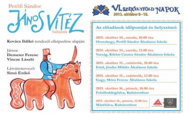 János Vitéz bábelőadás-sorozat Hargita megyében