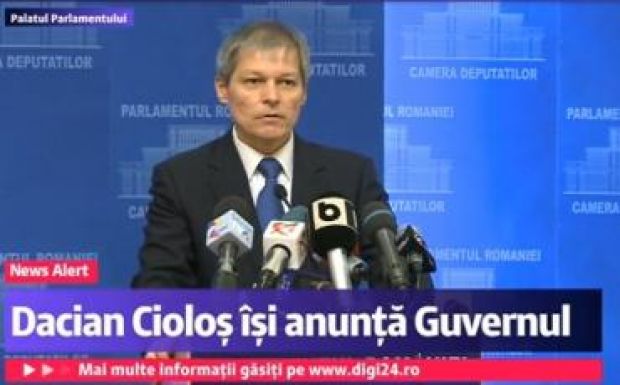 Ismertette minisztereinek listáját Dacian Cioloș kinevezett kormányfő