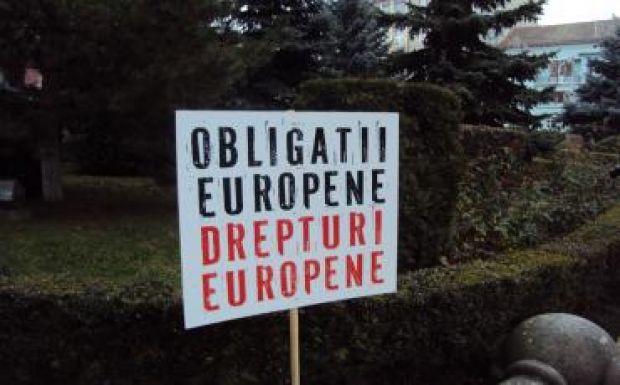 Egyre vérszegényebb az Azomureș elleni tüntetés Marosvásárhelyen
