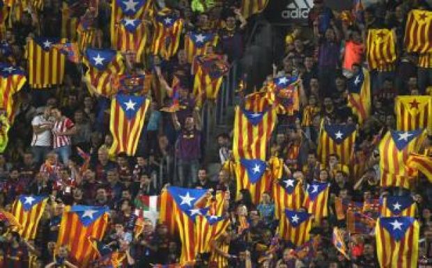 A Barcelona a végsőkig védi a katalán zászlót