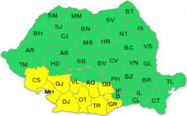 Hóvihar miatt sárga jelzésű figyelmeztetést adtak ki