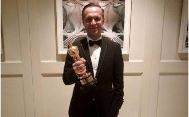 Oscar-szobros fotóval köszönte meg Molnár Levente a szurkolást