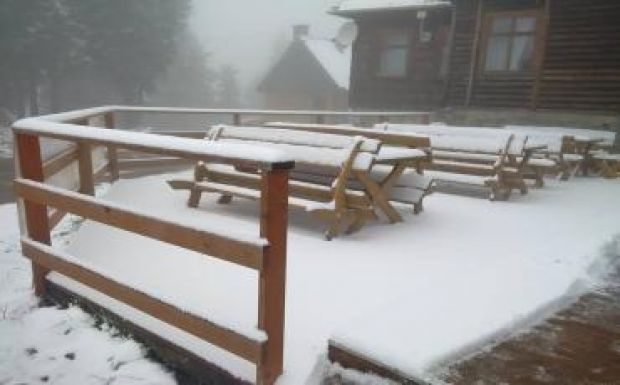 Mesebeli téli táj május második felében a Madarasi Hargitán