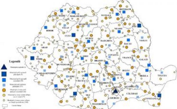 Törvénytervezet: új közigazgatási besorolást kapnak a romániai települések